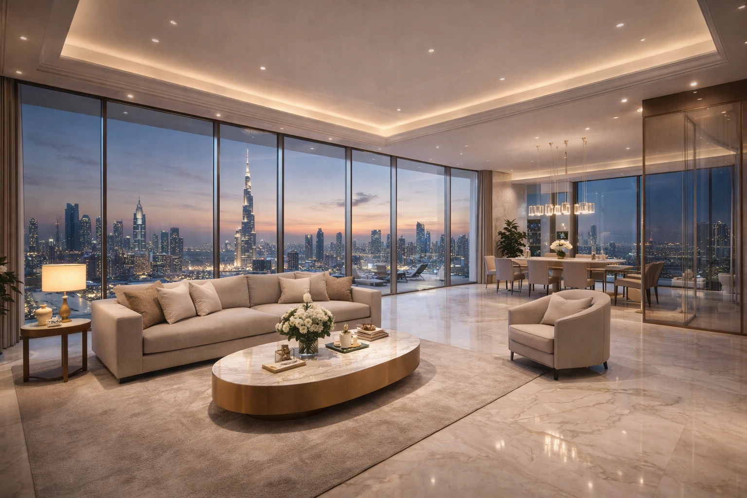 Greenfield by Samana, interior design render with quality finishes