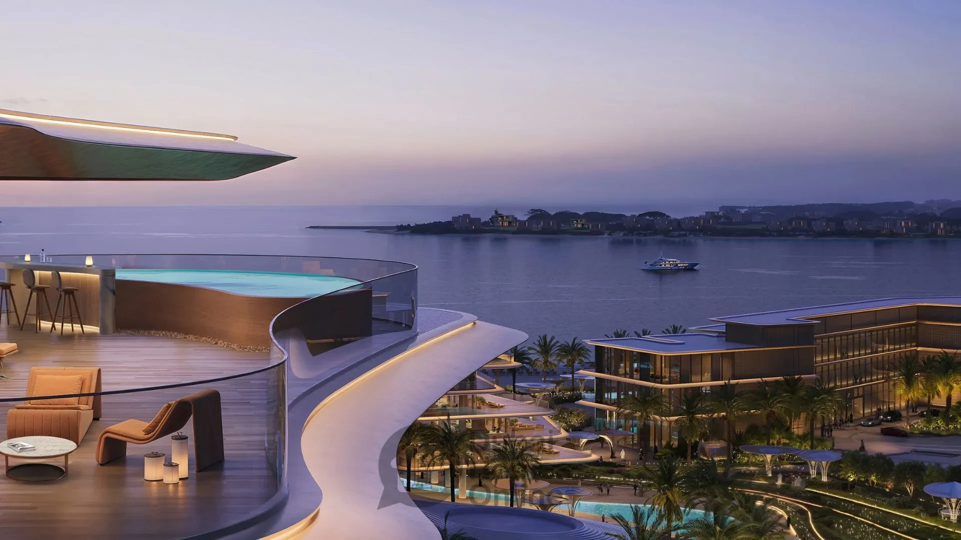 The Meriva Collection by Ellington, architectural render, Dubai Islands