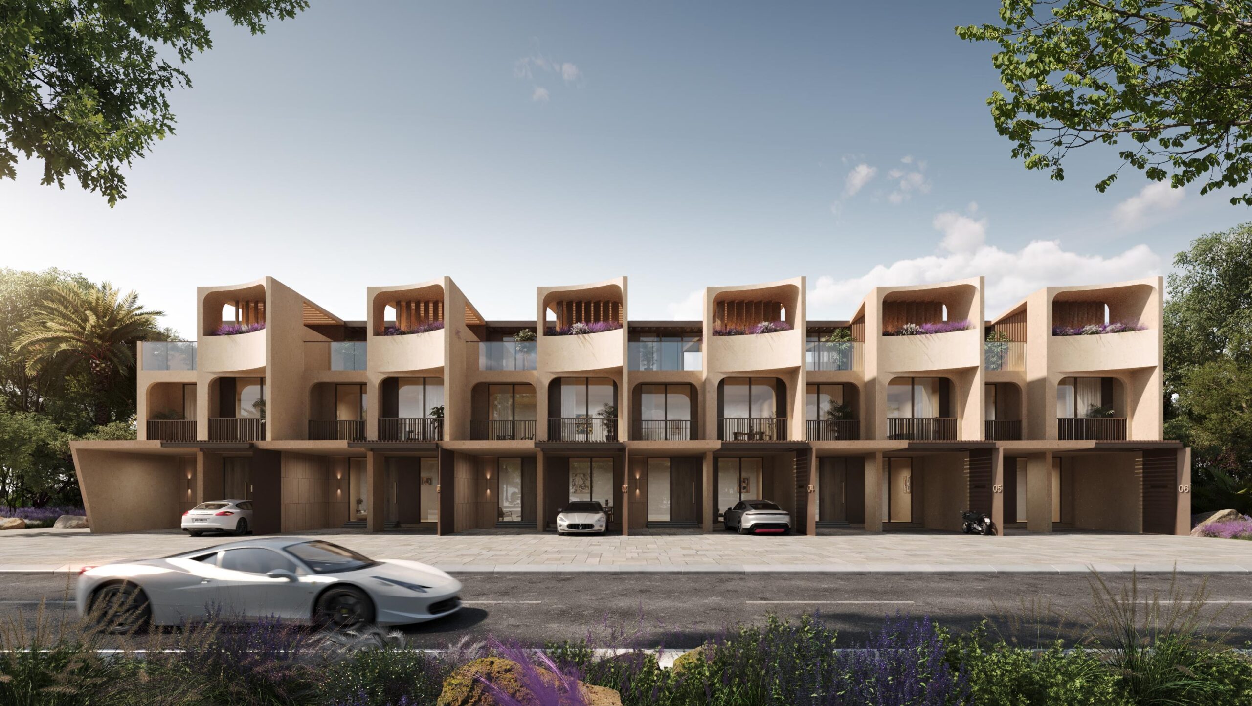 Kensington Gardens by LEOS, architectural render, International City Phase 2, Dubai