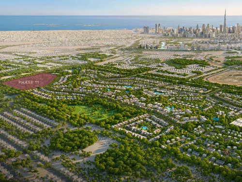 Knightsbridge Phase 2 by LEOS, architectural render, Nad Al Sheba, Dubai