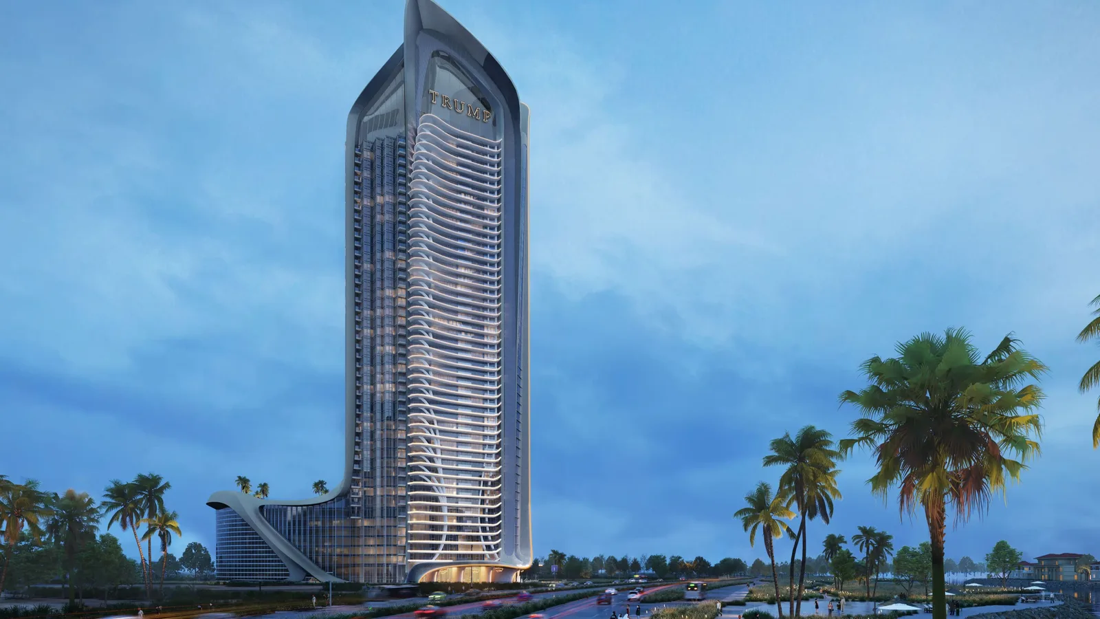 Trump Tower Jeddah residential tower by Dar Global, Corniche Road, Jeddah